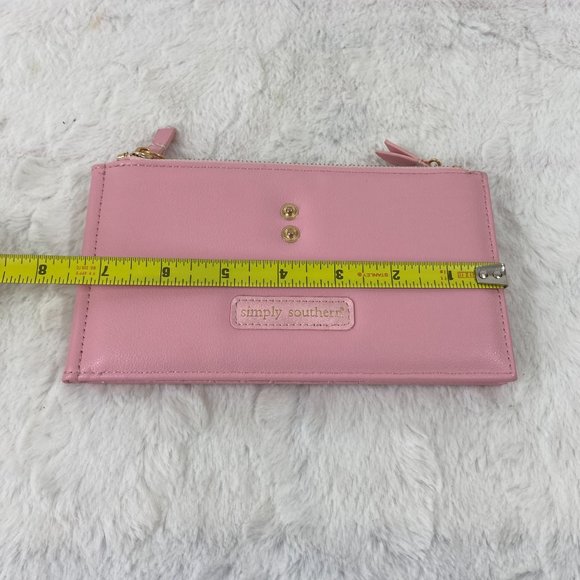 Simply Southern Pink Double Zip Wallet - Picture 7 of 8